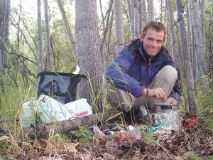 Cooking in the woods