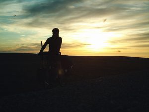 Cycling under the midnight sun