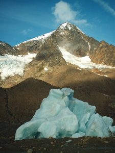 Grounded iceberg