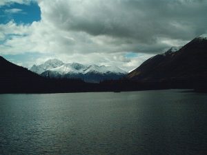 Snow covered mountain