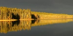 Sunset at the lake